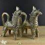 DHOKRA BRASS BANKURA HORSE - SET OF 2