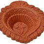Clay Decorative Dipawali / Oil Lamps for Pooja Earthenware