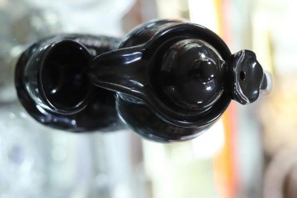 Stoneware Incense Holder  (Black) - Image 2